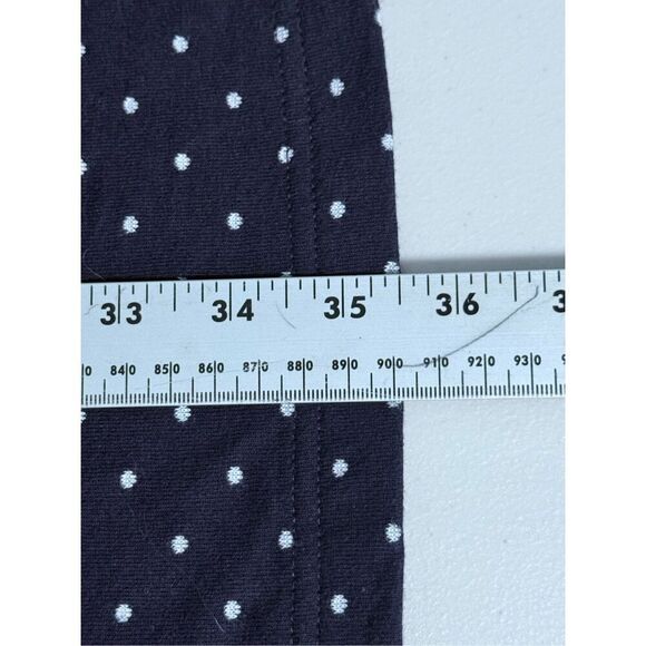 Talbots Shift Dress Womens LP Blue White Polka Dot Coastal Grandma Cottagecore - Picture 10 of 10